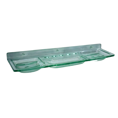 Deluxe Soap Dish Glassy Look